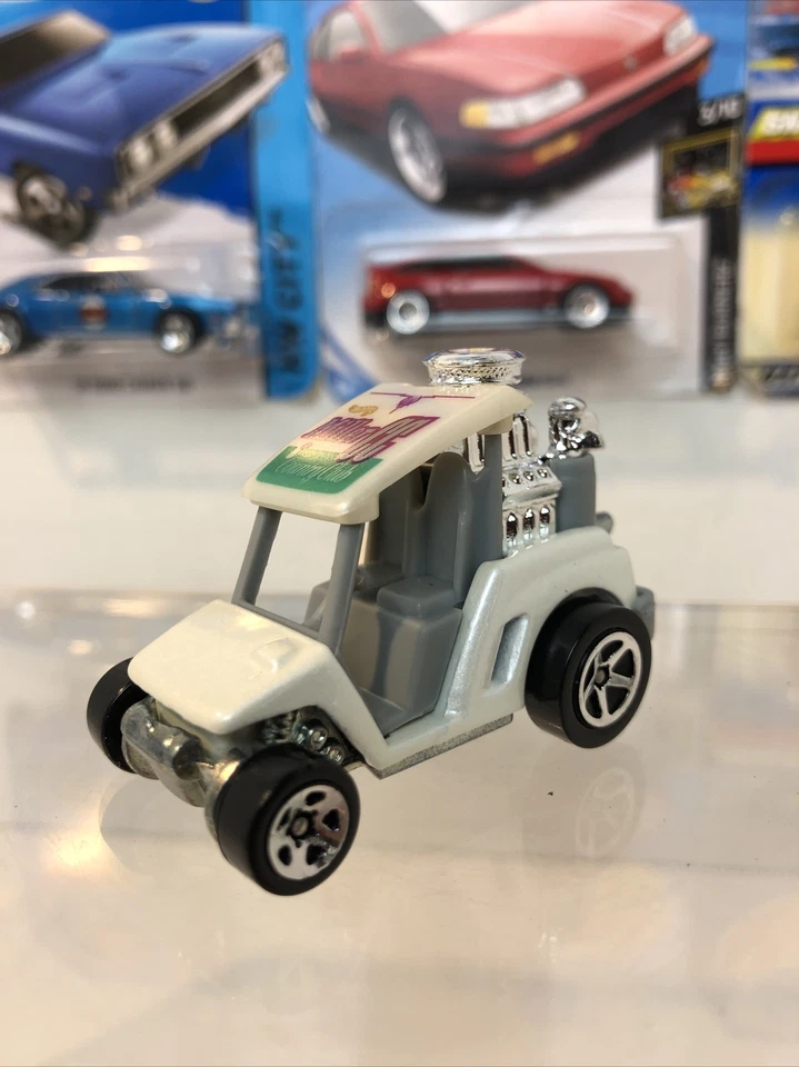 1999 Hot Wheels TEE’D OFF Primeiras Edições Branco Cinza Interior #9 De 26 - Imagem 2 de 4