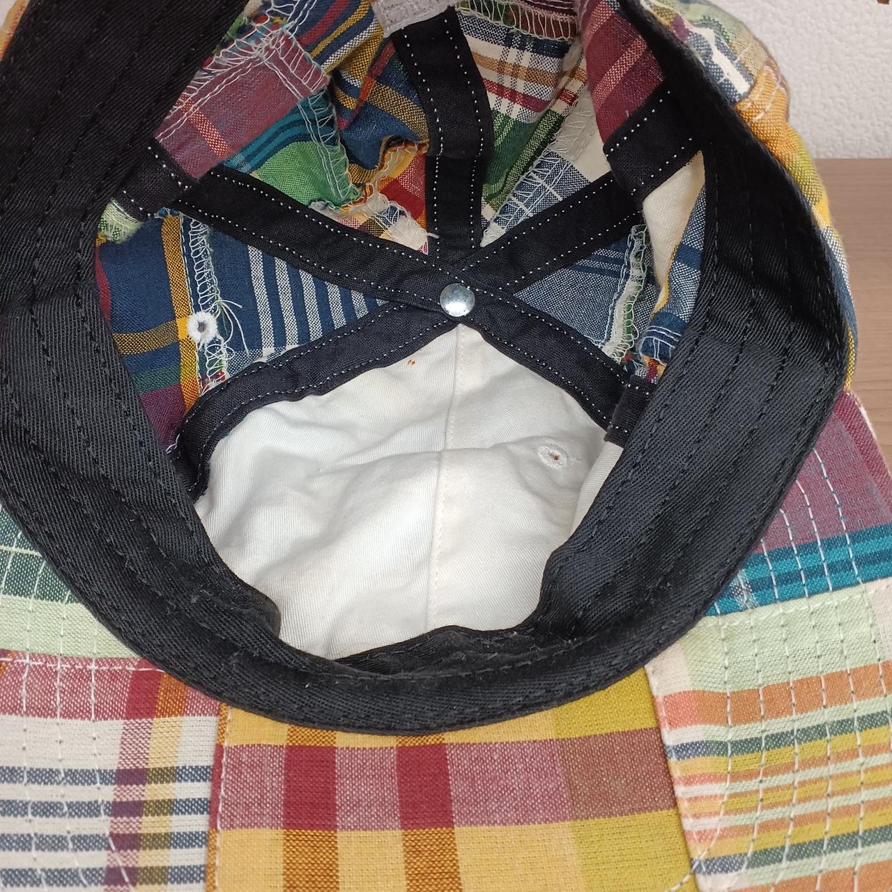 Cap Model Multicolor Patchwork Inner Stains Condi… - image 5