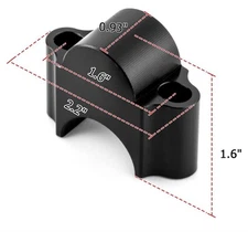Mofun 1 1/8" 30mm Handlebar Riser Clamp Spacer Universal Compatible with Yamah