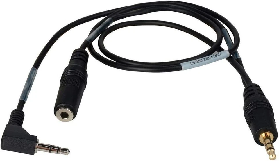 Sescom LN2MIC-ZMH4-MON 3.5Mm Line to Mic 25Db Attenuation Cable for Zoom H4N wit - Image 2 of 4