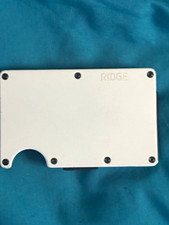 Ridge Aluminum Slim Wallet Card Holder White ...