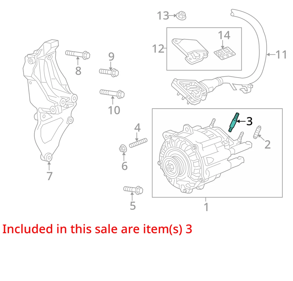 Se adapta a Buick Lacrosse Stud-Gen 2012-2016 24260169 - nuevo OEM 24260169 Foto 2 de 3