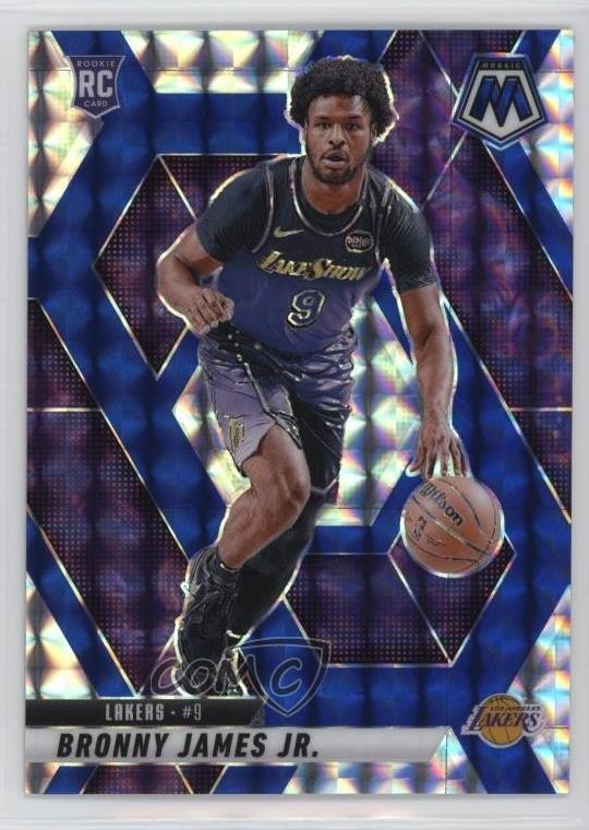 2024 Mosaic Rookies Choice Blue Prizm 43/45 Bronny James Jr #214 Rookie RC 1co7