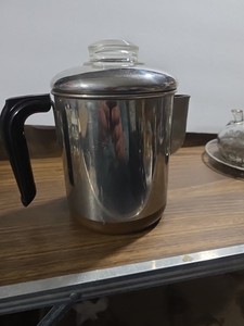 Revere Ware 1801 Copper Bottom Coffee Pot 8-Cup No Inserts