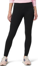 HUE Women's Ultra Soft Cotton Leggings with Wide Waistband Size S 9617
