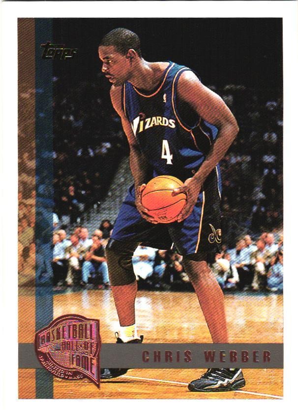 1997-98 Topps #185 Chris Webber Minted in Springfield