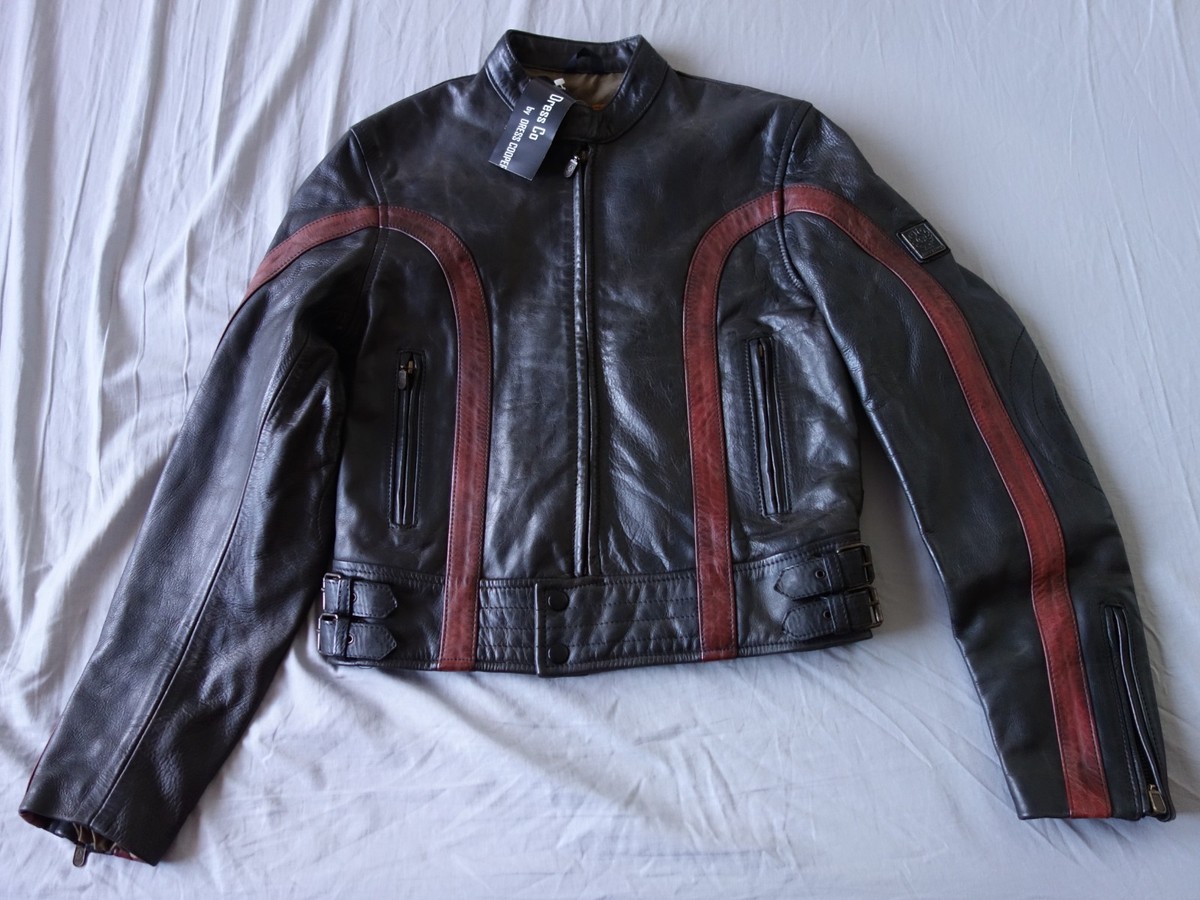 belstaff leather dress Belstaff Parkway Motorcycle Jacket Men's Cordura Dark Grey/black Size M