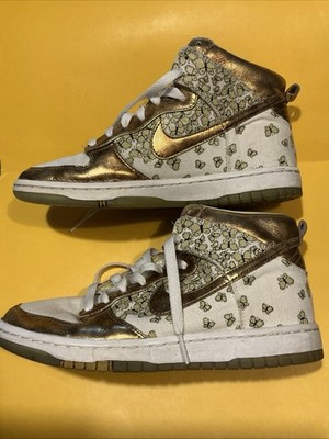 Nike Dunk High Tops Turnschuhe Paule Marrot Editions 2009 Größe 5 Damen