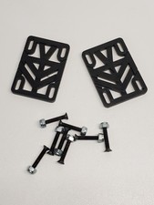 Mini Logo Skateboard Riser Pads 1/4" w/ Install Hardware Screws Nuts