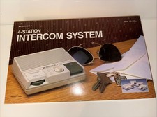 Archer 4 Station Home Intercom System Voice Audio 43-223A VINTAGE RETRO 2 Unused