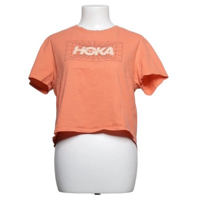 Hoka One One, T-shirt, Größe: M, Orange, Print, Damen #tjm