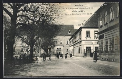 AK Josefstadt-Josefov-Jaromer, C. a. k. vojenska nemocnice c. 12, K.u.K. Garnis 