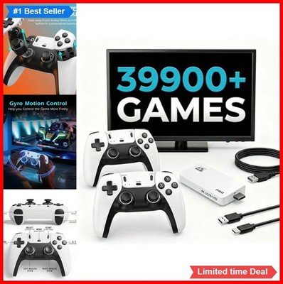 Retro Gaming Console 39900 Games 4K HDMI 28 Emulators 64GB Dual Wireless