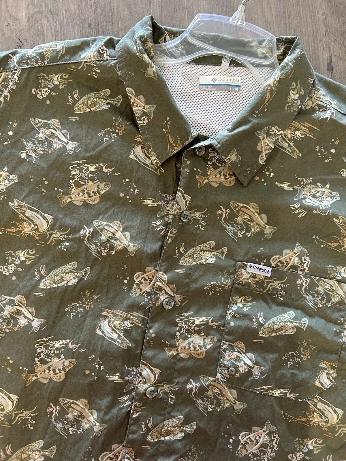 Columbia PFG Trollers Best Short Sleeve Fishing Shirt Mens XL Cypress Fresh fish
Opens in a new wind