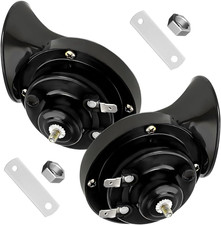 Super Loud Car Snail Horns, 12V 300DB Durable Car Horn Kit, High Low Tone Univer