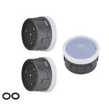 JQK Faucet Aerator, 1.0 GPM Flow Retrictor gpm 3 pcs , White gpm