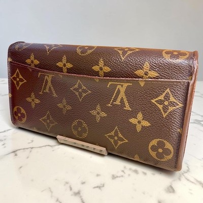 Louis Vuitton M60531 Monogram Portefeuille Sarah Geldbörse LV Auth...