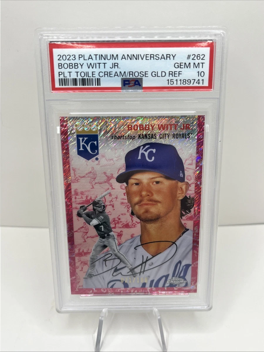 Bobby Witt Baseball Serial Numbered Sports Trading Cards