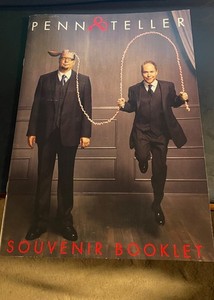 Penn and Teller Live at the Rio Casino Las Vegas Program Souvenir Booklet
