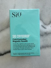 Sio Beauty Cryodrop Magnetic Face Massager with Pouch Cold-Controlled - New NIB
