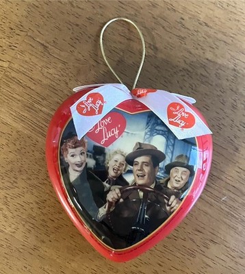 I LOVE LUCY Heart Ornament 2006 CBS California Here We Come Desi Fred Ethel NIB