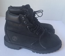 Timberland Youth 6 Inch Premium Boots Black Primaloft Insulated Waterproof Size