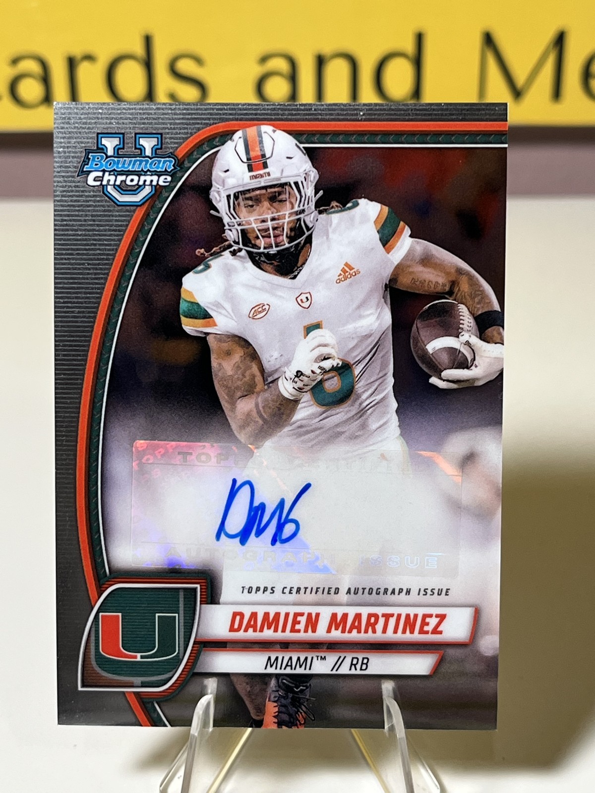 2024 Bowman University Chrome - Chrome Prospect Autographs Damien Martinez #P...
