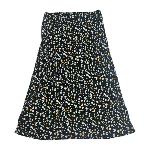 Rachel Zoe Womens Skirt Dark Daisy Floral Peasant Ditzy Size 8 Cottagecore - Picture 1 of 6