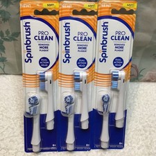 Spinbrush Pro Clean Replacement Brush Heads Soft Dual Action 3 Packs Of 2 Heads