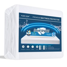 Twin Mattress Protector Waterproof Soft Cotton Terry Breathable Mattress Cove...