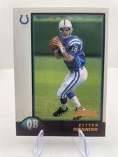 1998 Bowman - Peyton Manning #1 Rookie Card - Indianapolis Colts MVP HOF NM NFL. rookie card picture