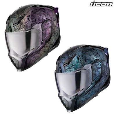Icon Ultraflite Opal Mandala Full Face Street Motorcycle Helmet -Pick Size/Color