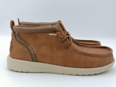 UOMO > CALZATURE > MOCASSINIHEY DUDE -UOMO-HEY DUDE WALLY WASHED CANVAS UNISEX WALNUT