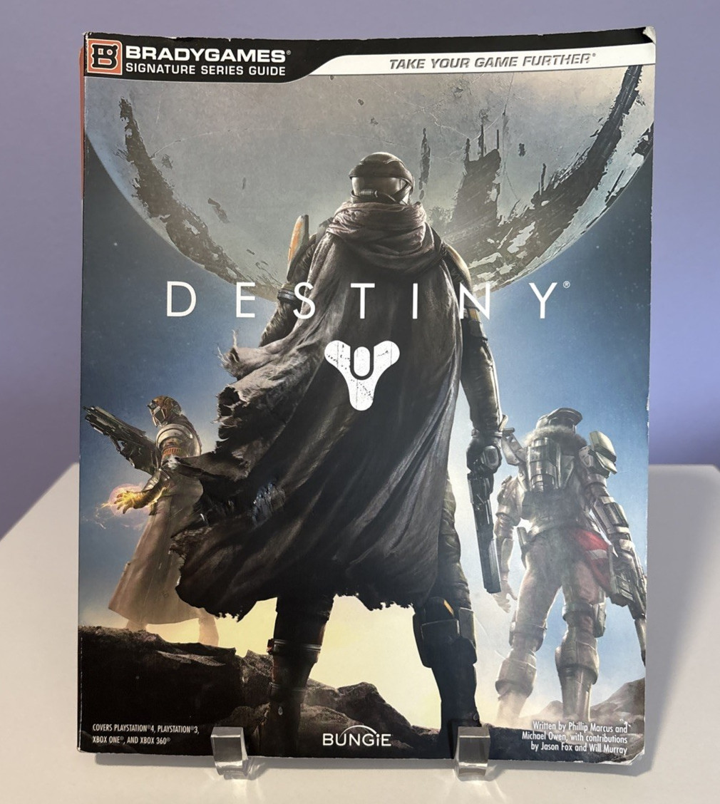 Destiny Signature Series Strategy Paperback Guide By BradyGames - Good Condition