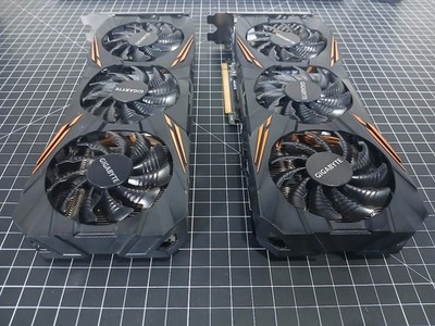 GIGABYTE NVIDIA GeForce GTX 1070 Two Cards 8 GB GDDR5 Graphic Card x2 Parts Only