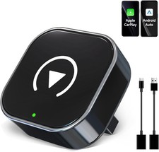 2025 Upgraded Wireless CarPlay Adapter,Effortlessly Convert Wired to Wireless Ca