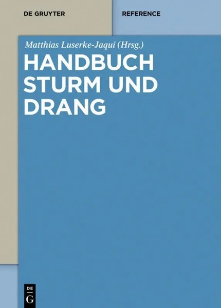Matthias Luserke-Jaqui | Handbuch Sturm Und Drang | Buch | Deutsch (2017) | Xvii-image