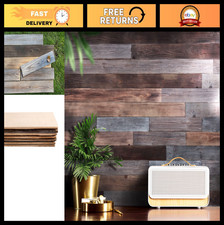 Rustic Wood Wall Panels - Real Solid Planks for DIY Accent Walls, 10.5 sq. ft.