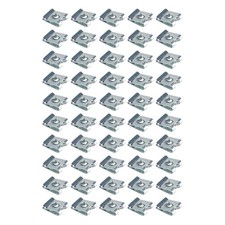 50Pack No.4/6/8/10/12/14 Optional Rustproof Speed Screw Motorcycle Nut Clip