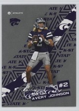 2024 Kansas State University Wildcats Sticker Series Avery Johnson #ST-2 0e6p