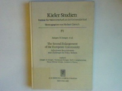 The second enlargement of the European community; adjustment requirements and ch