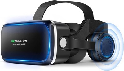 360° 3D VR Brille Virtual Reality Headset für 4.7-6 Zoll Smartphones Handy DHL