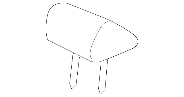 Genuine Honda Headrest Center 82940-SNC-A02ZB