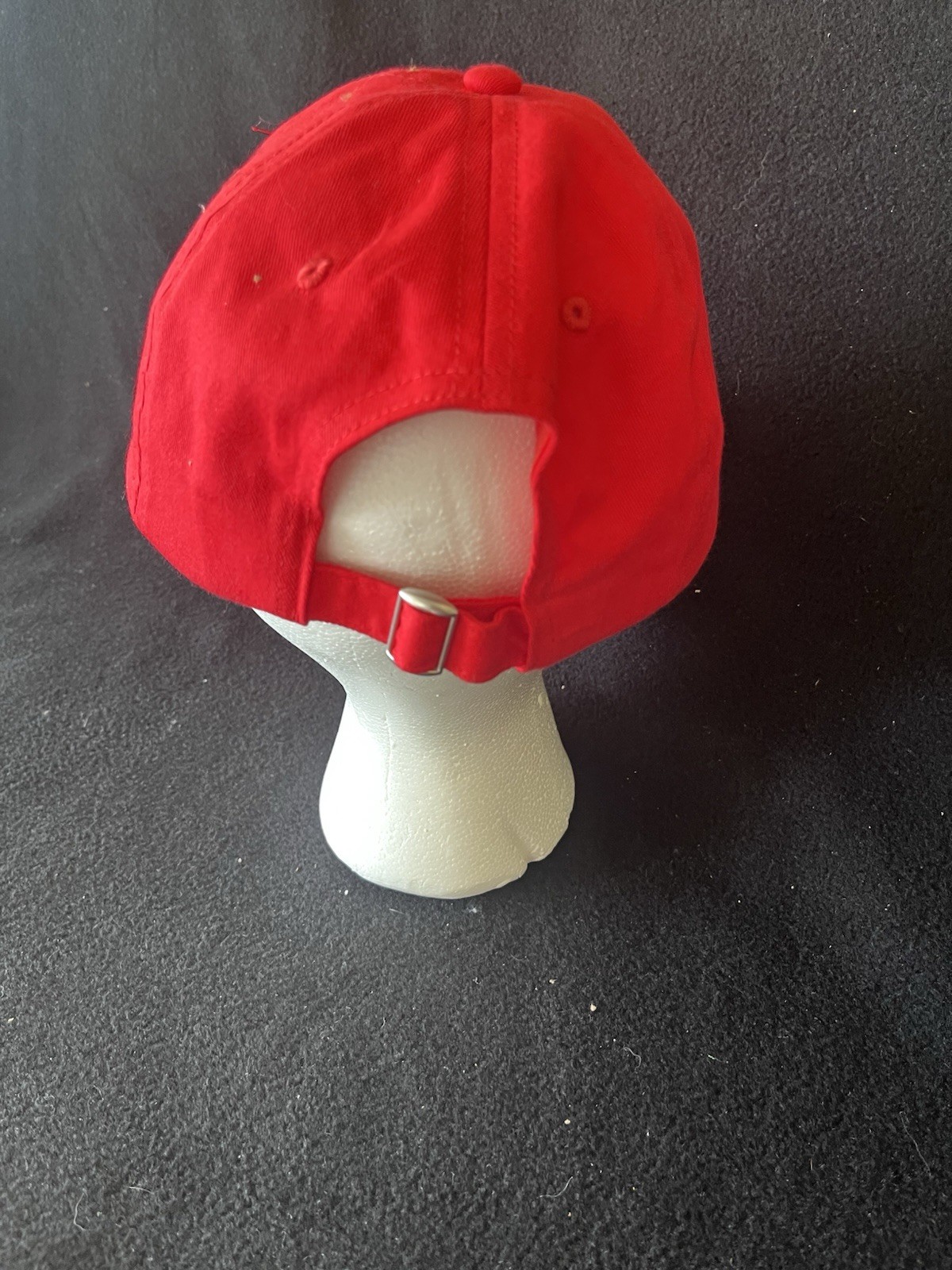 Disney Mickey Mouse Solid Red Hat Baseball Cap RN… - image 2