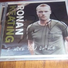 RONAN KEATING SIGNED CD I hope you dance