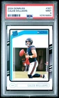 2024 PANINI DONRUSS #327 CALEB WILLIAMS ROOKIE RC PSA 9