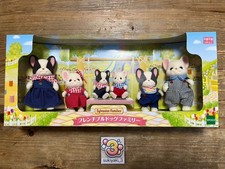Sylvanian Families French Bulldog Family Figure Miniature Animal Toy Doll Epoch