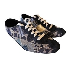 Coach Patchwork Sneakers Womens 8.5 Blue New ...