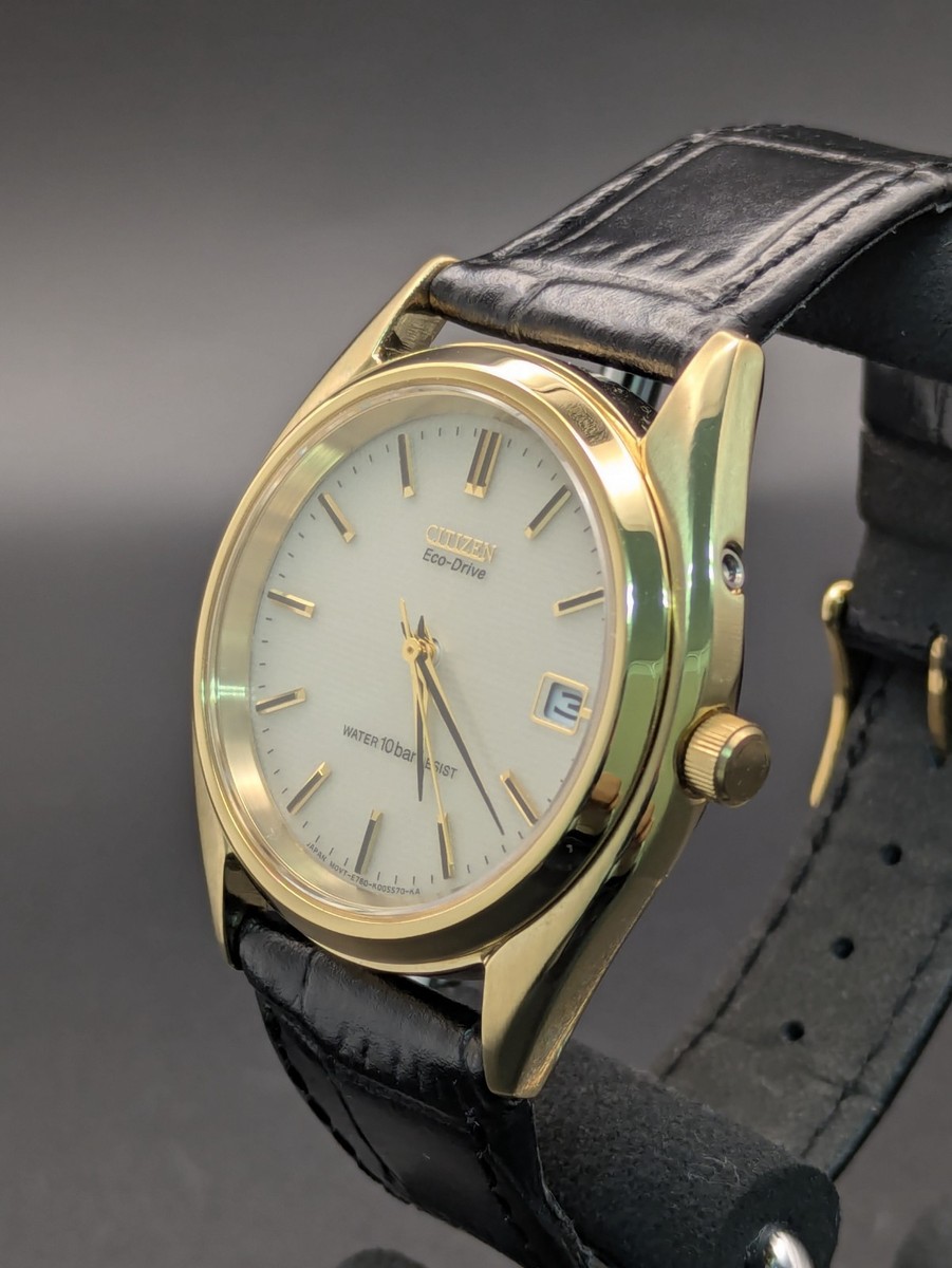 CITIZEN ECO-DRIVE QUARTZ E031-SO48419 Mint condition Citizen Eco