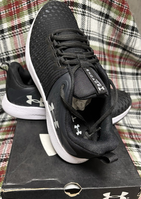 Under Armour Charged Engage 2 Black White Men's Athletic Sneakers Mesh 2022